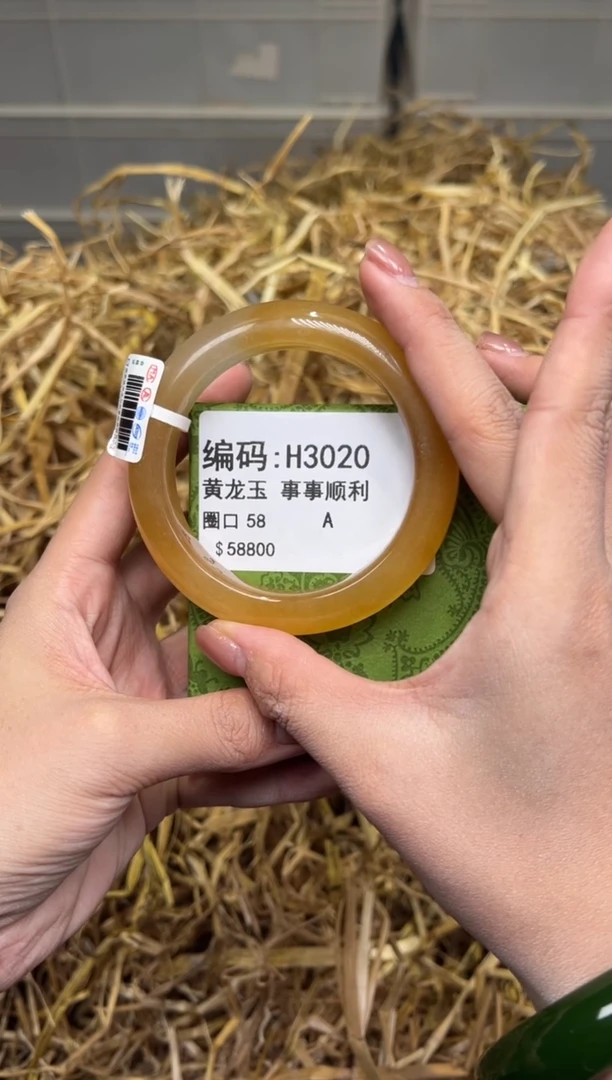 未镶嵌手镯石英质玉H3020