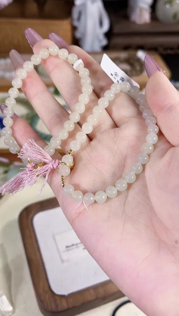 未镶嵌手链和田玉多样性发其一孤品默认微瑕