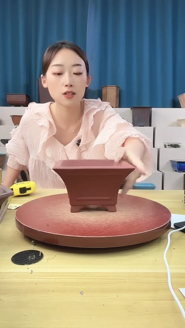 紫砂花盆花盆浅草紫砂花盆