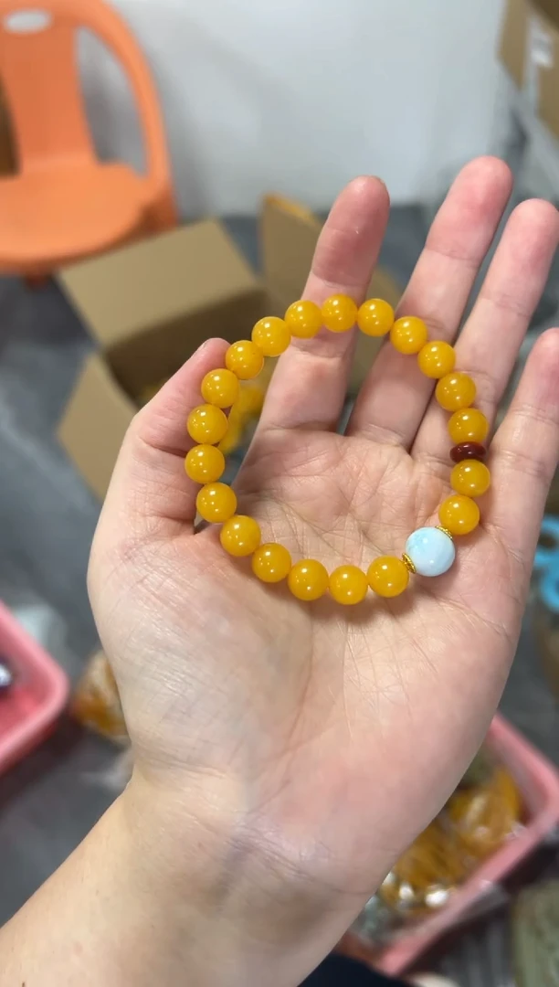 手链蜜蜡未镶嵌蜜蜡手串[多样发其一]