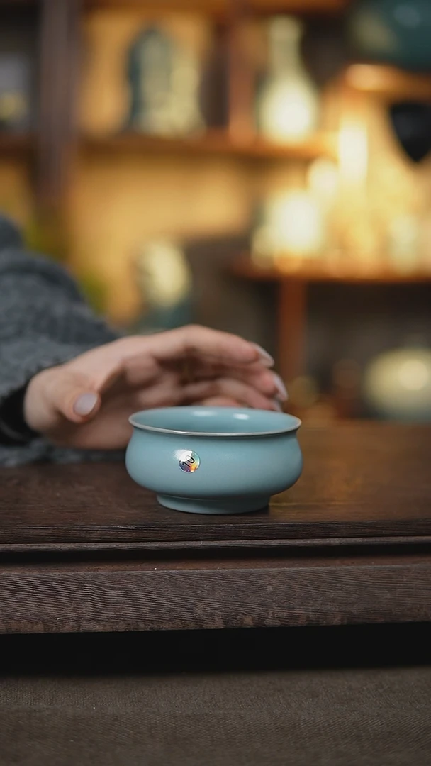 【闪购商品】杯仿古宋臻釉小炉式杯10