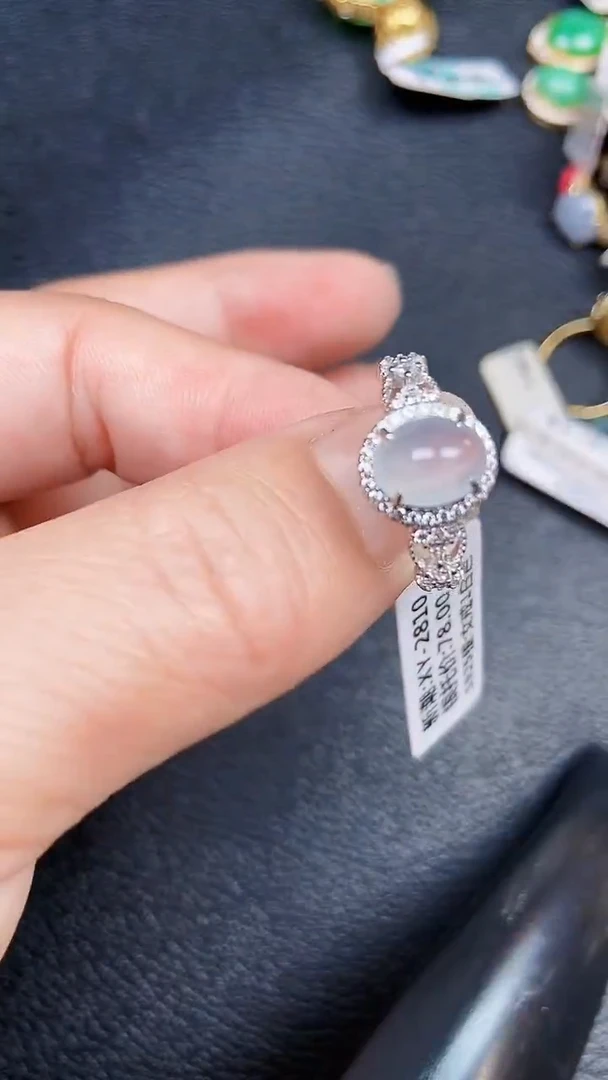 颈饰银S925镶嵌翡翠0012