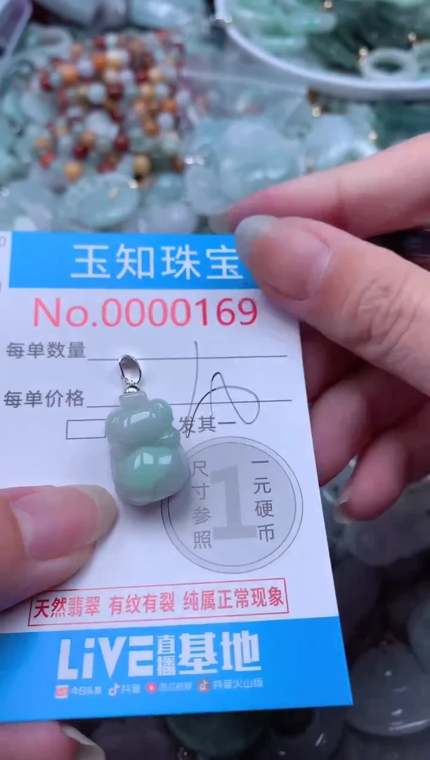 翡翠未镶嵌吊坠(不含链)169