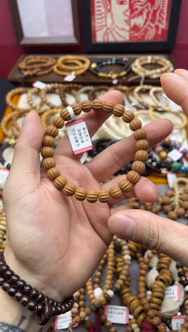 手串猴头核桃猴头雕刻小南瓜手串