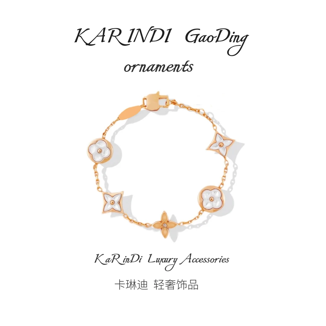 钛钢手链 双12特惠--经典尖花老花版轻奢手链（高定福利品）