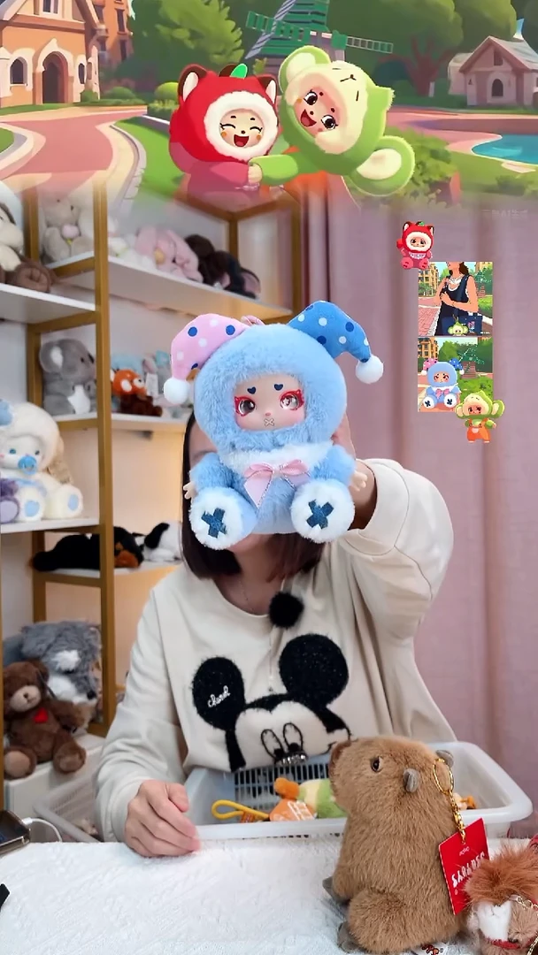 毛绒小丑搪胶娃娃