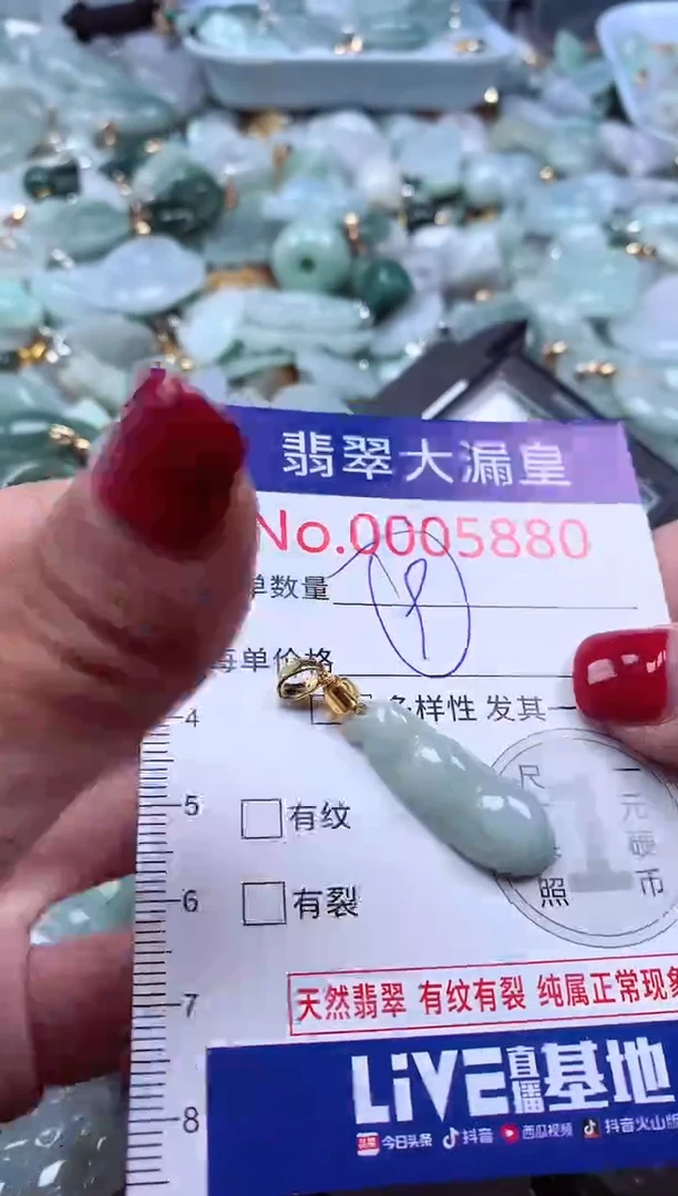 颈饰未镶嵌翡翠5880