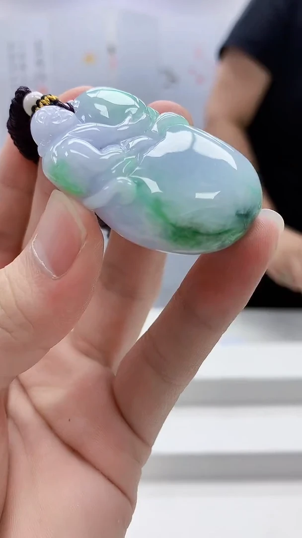 定制翡翠未镶嵌4902bb-毛货挂件74