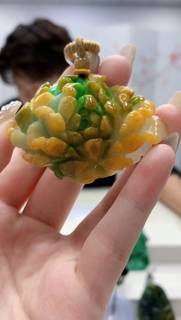 未镶嵌定制翡翠5145jw-毛货挂件5