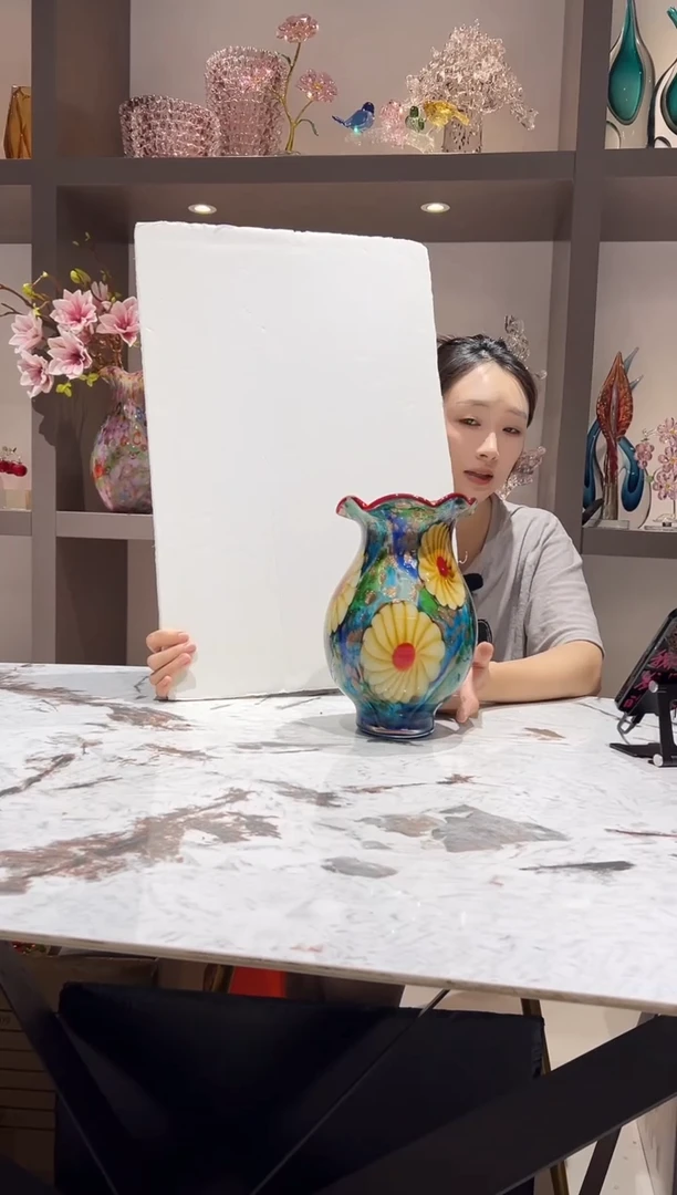 万彩中古花瓶 现货