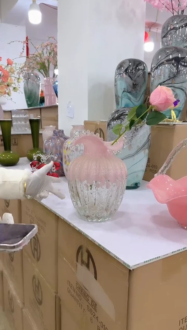 【闪购商品】琉璃迪喜花器-d-早16