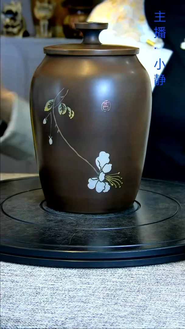 全手工紫陶茶罐精磨136