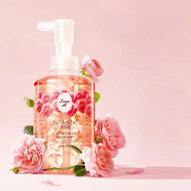 【海洋专属】曼诺贝缇花漾香氛玫瑰花瓣嫩肤沐浴露10345