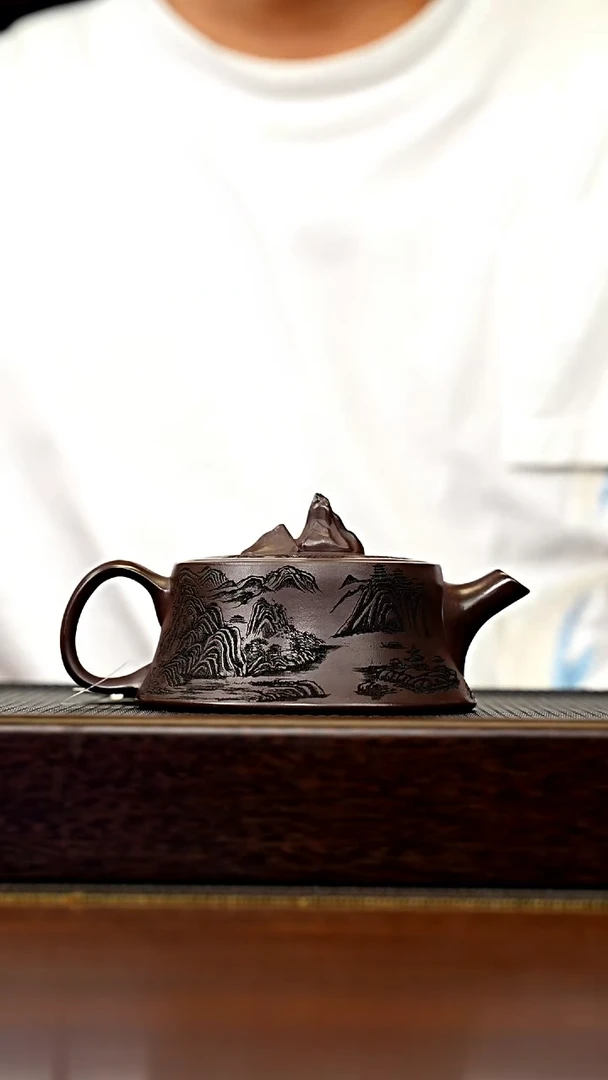 茶壶紫砂宜兴原矿 半手工 紫砂壶容量200CC