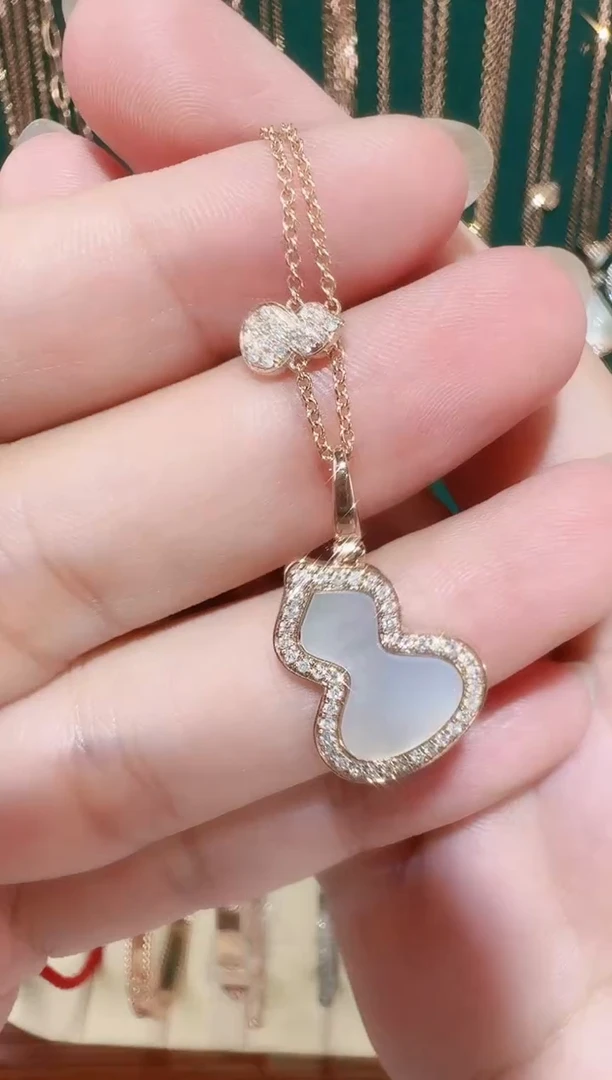 18K金镶嵌套链钻石套链