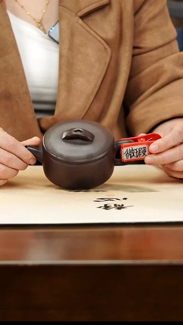 茶壶紫砂宜兴原矿紫砂孤品微瑕