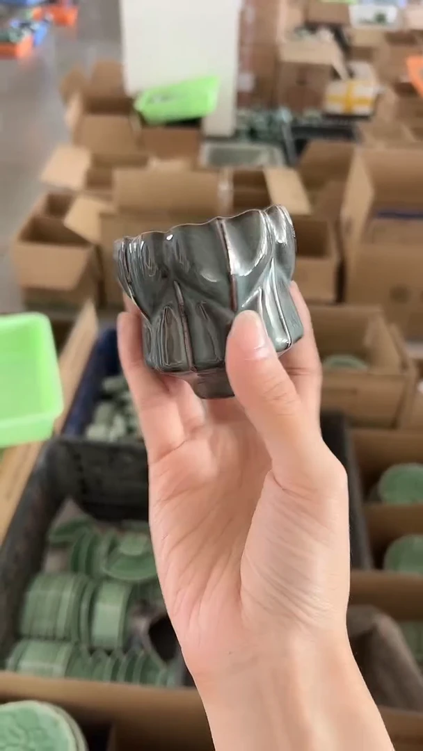 龙泉云间青瓷小米茶器