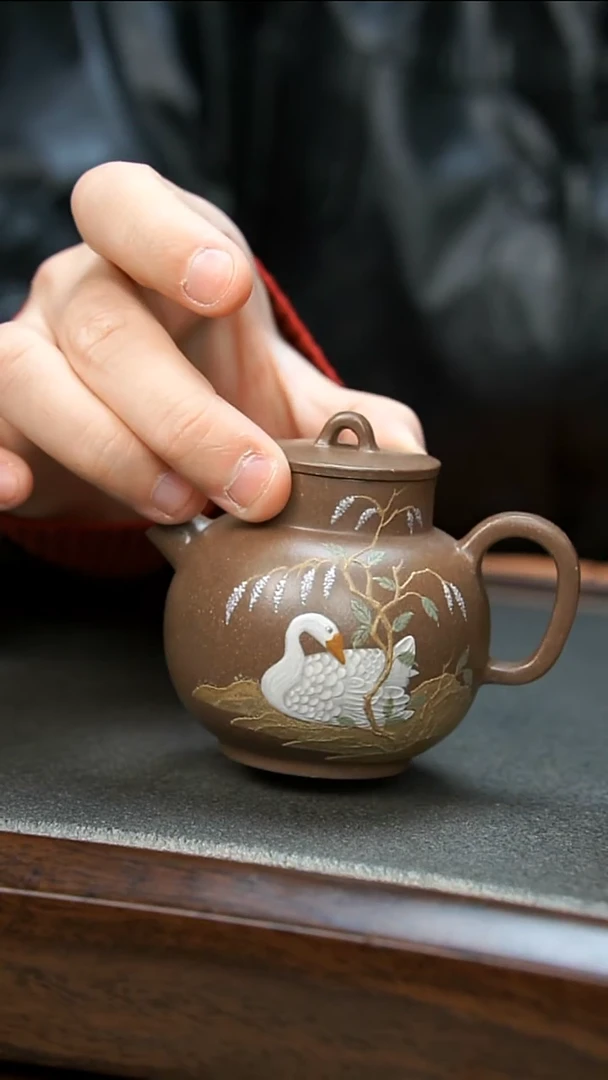 【闪购商品】紫砂茶壶段泥大鹅壶微瑕