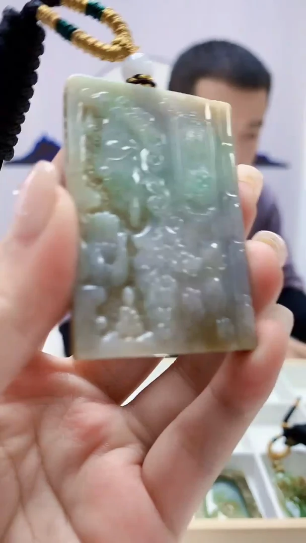 定制翡翠未镶嵌4898ms-毛货59佛