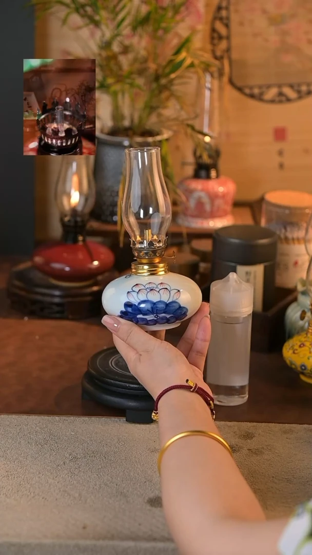 景德镇陶瓷香薰灯摆件