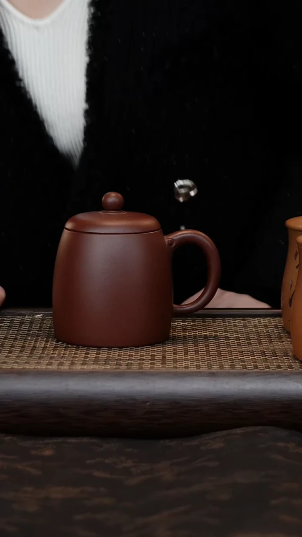 【闪购商品】紫砂茶杯底槽清秦权老板杯