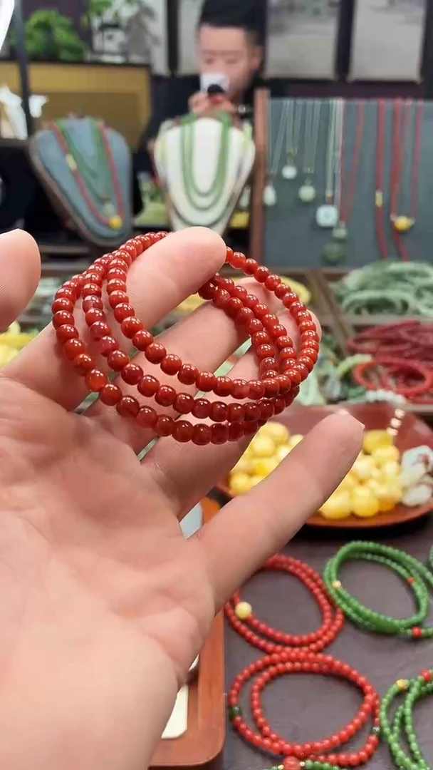 未镶嵌手串南红玛瑙多样性发货任发其一