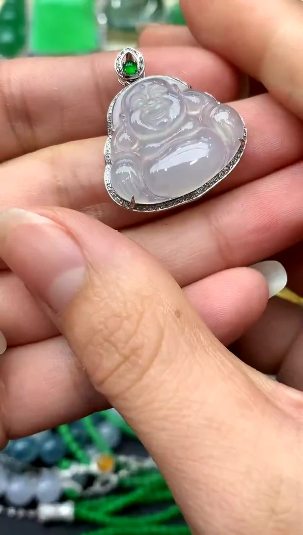 【闪购商品】翡翠颈饰18K金镶嵌235-中国好珍宝