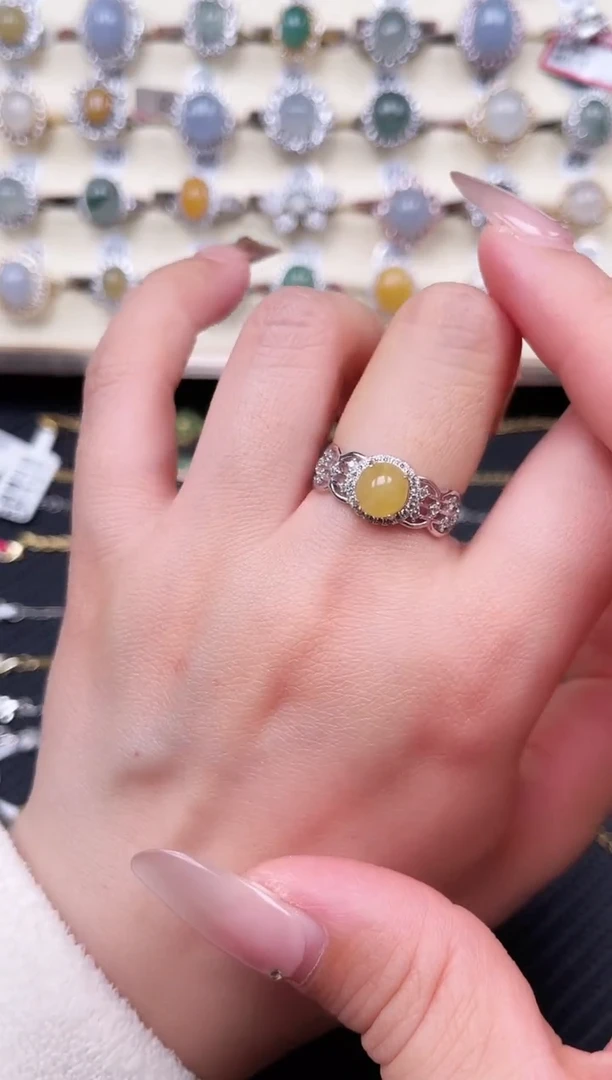 【闪购商品】翡翠戒指未镶嵌天然A货翡翠