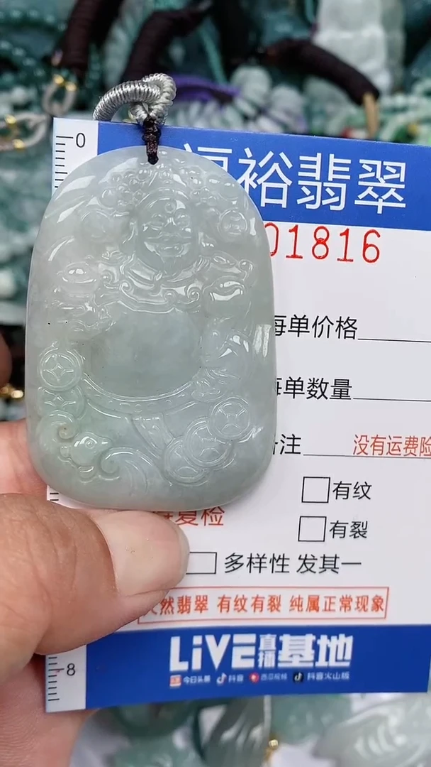 翡翠未镶嵌颈饰...0001816