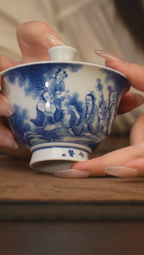 瓷片柴窑青花破价福利