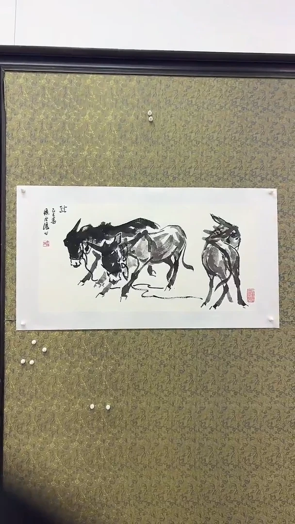 国画徐庐陵-国画动物-2平尺B0102