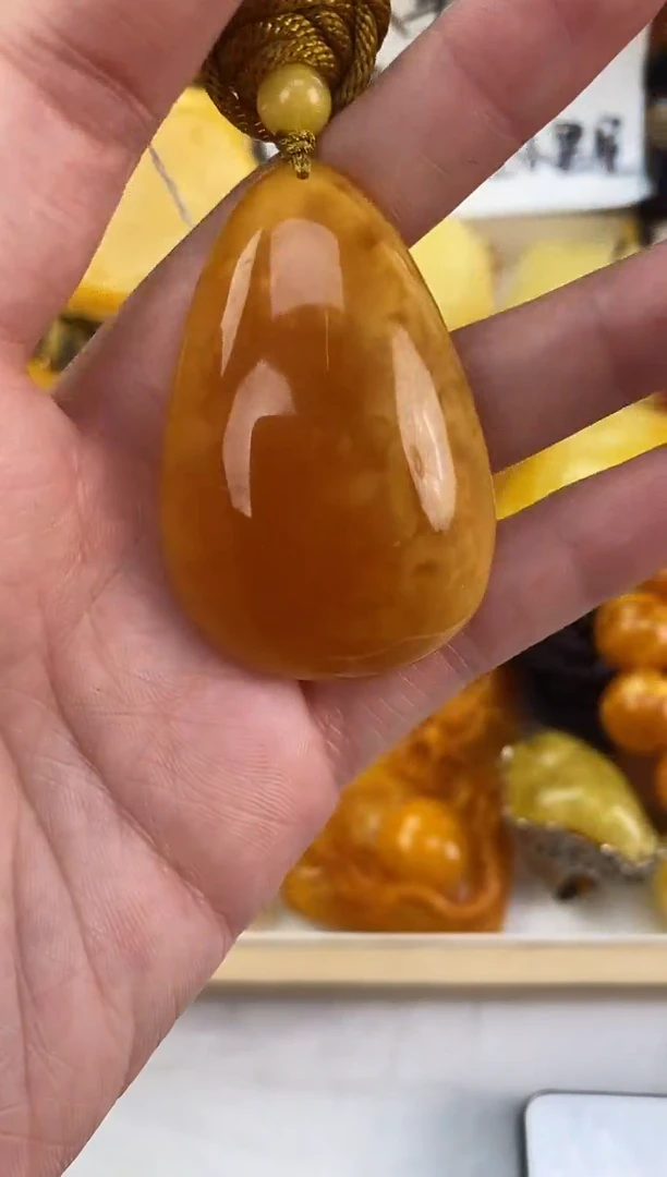 裸石琥珀未镶嵌天然琥珀蜜蜡