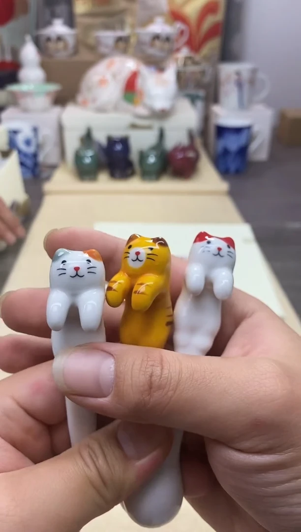 【闪购商品】茶具耐高温全品全新 （ 猫咪挂耳勺）