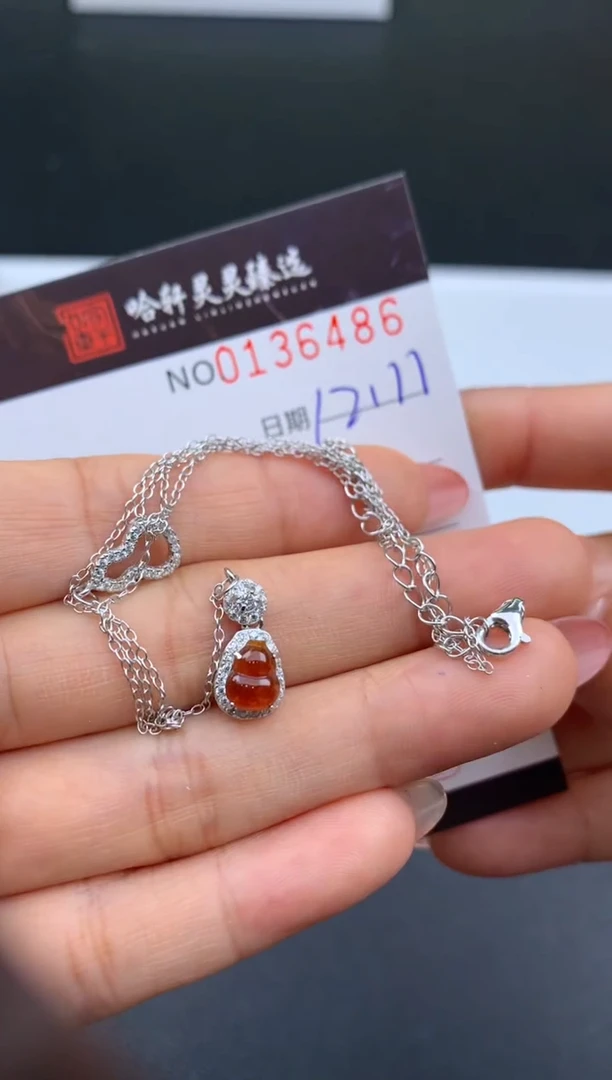 吊坠(不含链)未镶嵌翡翠哈轩  项链1