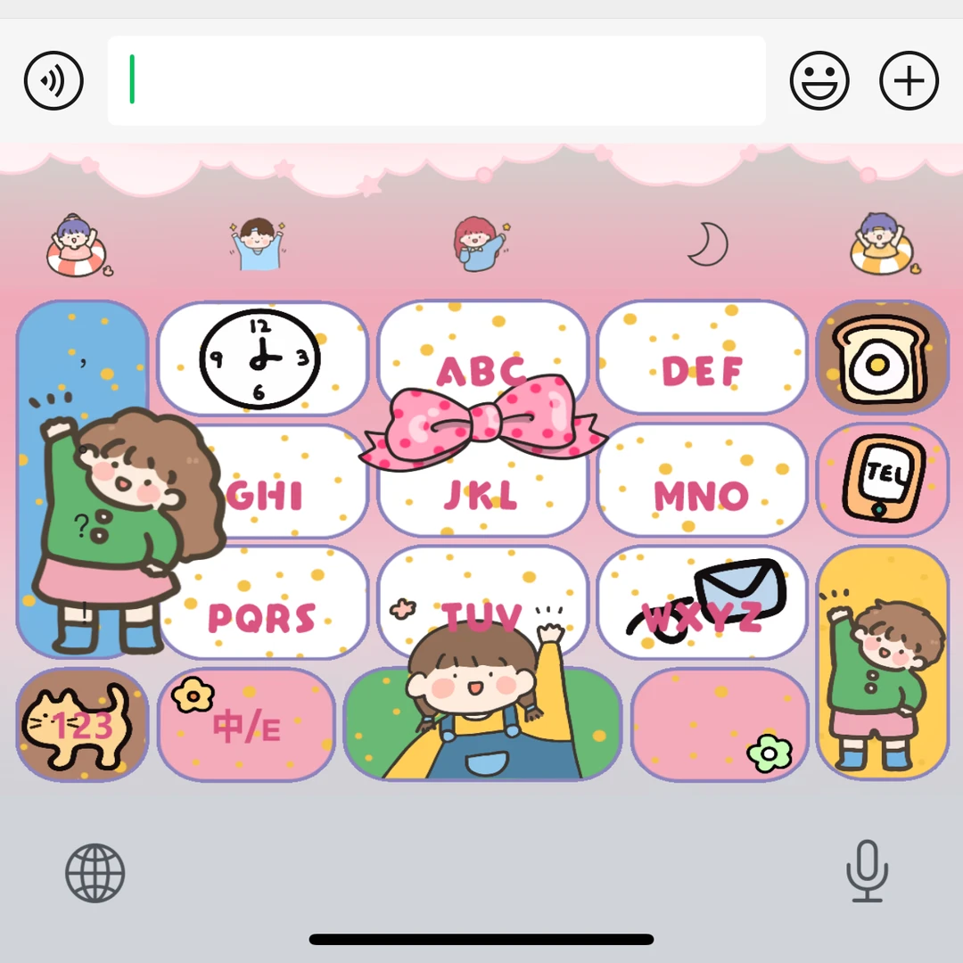 【臭宝情侣】苹果安卓百度输入法皮肤可爱美化包/办公配件服务