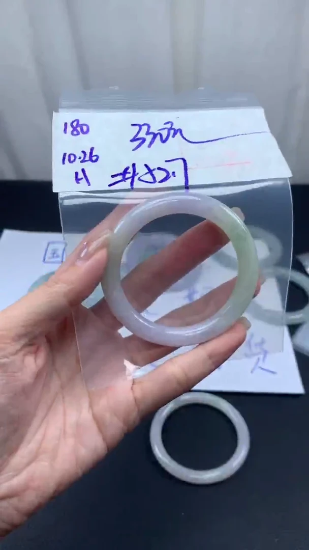 未镶嵌定制翡翠180圆条52.7+330元+拍一发一