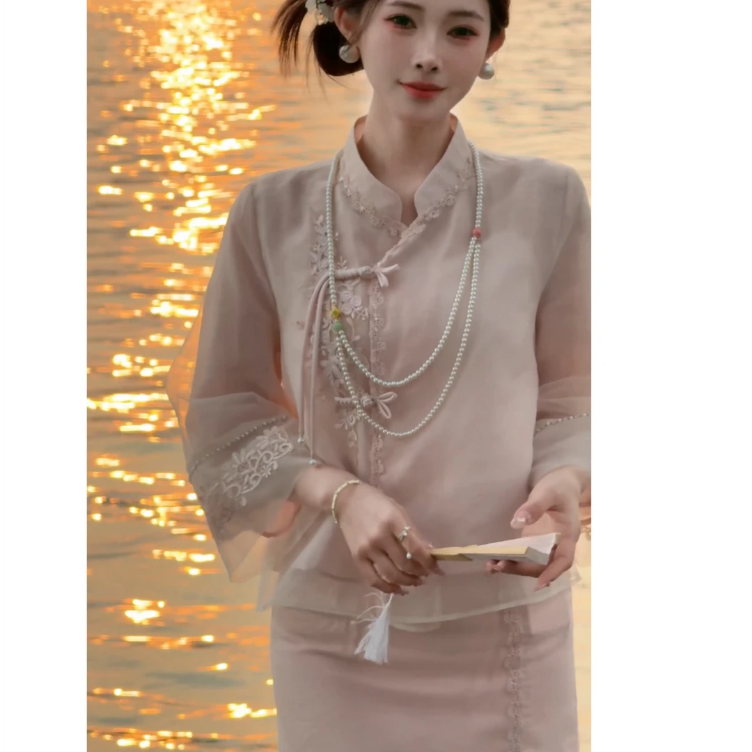 【婉婉定制】【莺歌】新中式气质时尚休闲上衣预CDW4TZ147B