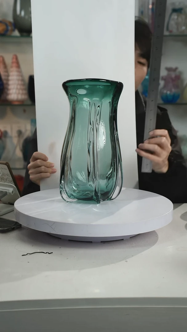 【闪购商品】高31轻奢琉璃花器微瑕福利