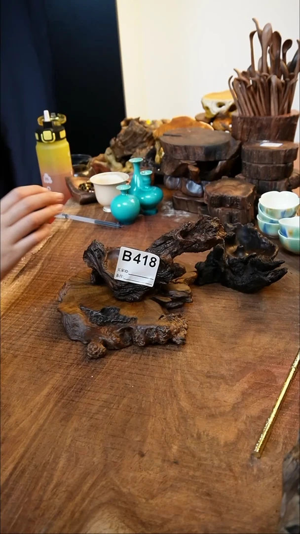 B418鹰瞳手作硬木工艺香插