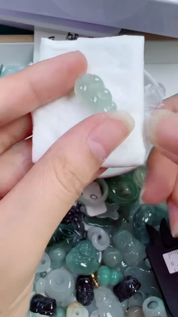 散珠翡翠61号链接，A货翡翠