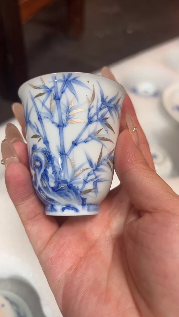 瓷片景德镇瓷器茶器茶杯