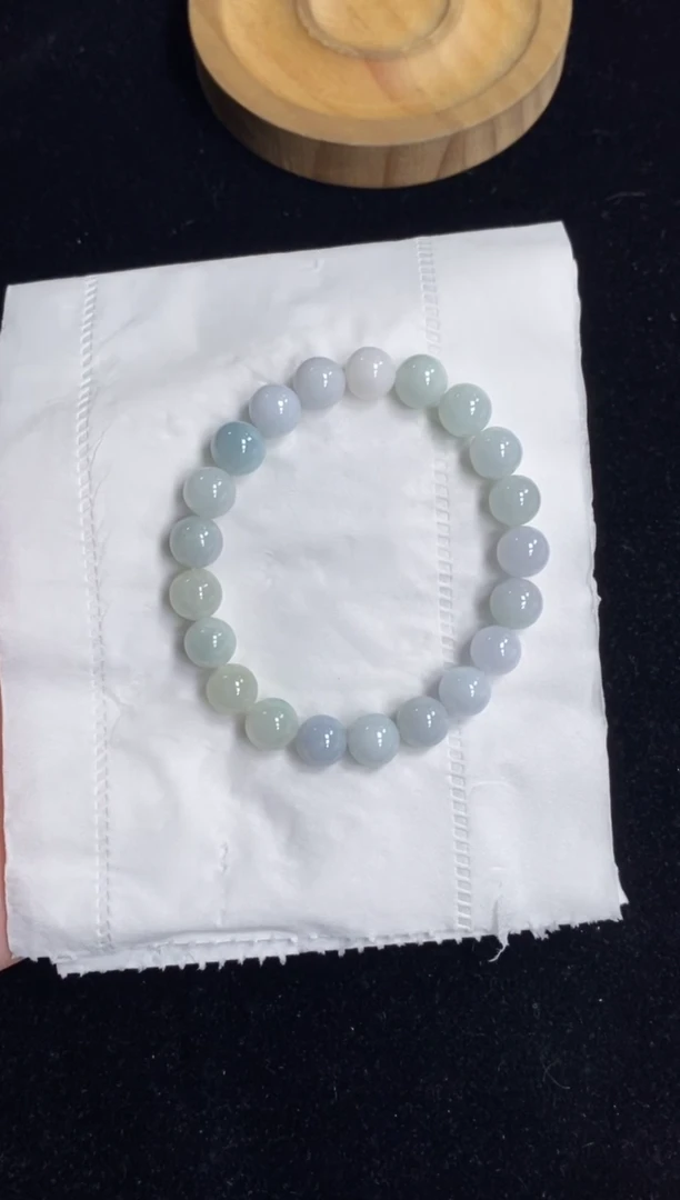 未镶嵌手串翡翠24号链接天然缅甸翡翠A货一物一证