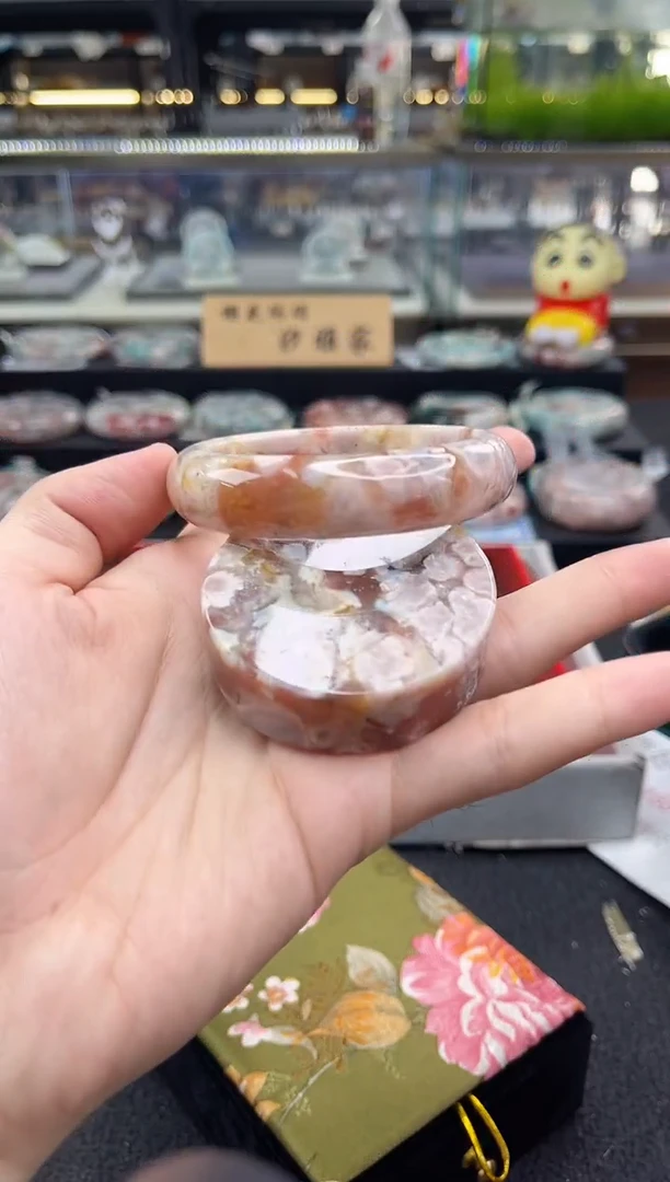 未镶嵌手镯石英质玉60圈口（赠品镯心）6151