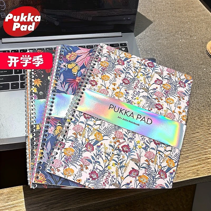 【实惠装】Pukka Pad ins高颜值线条本子线圈本超厚笔记本学生记事