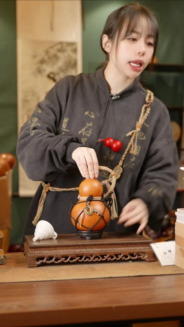 61号精品天然大漆酒葫芦一物一拍~