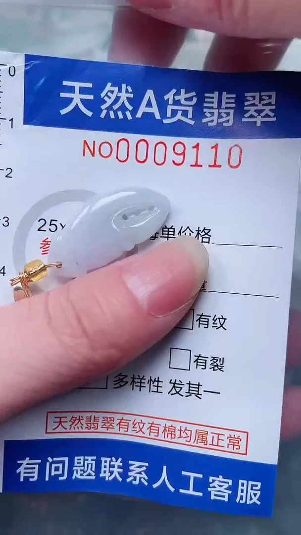 翡翠未镶嵌吊坠(不含链)1