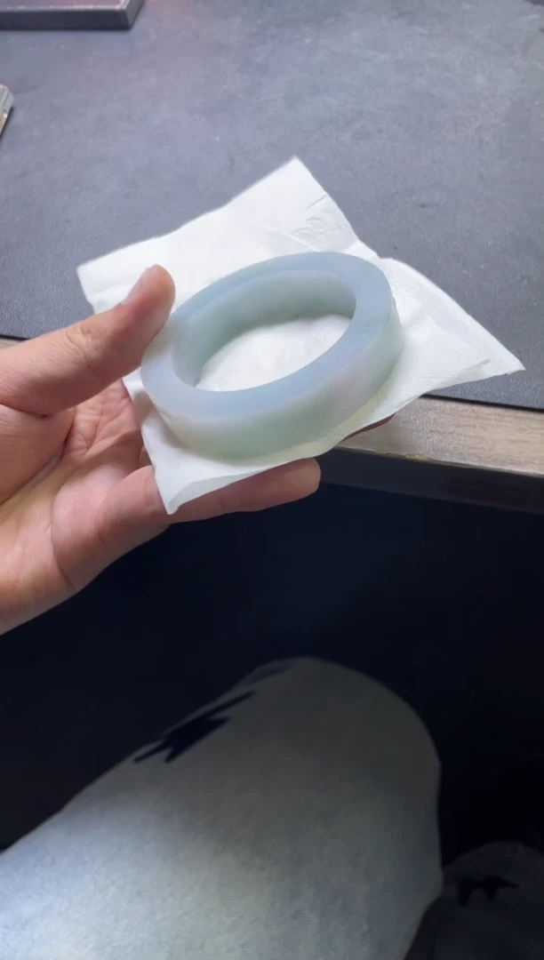 未镶嵌手镯定制翡翠紫*定制手镯发一件