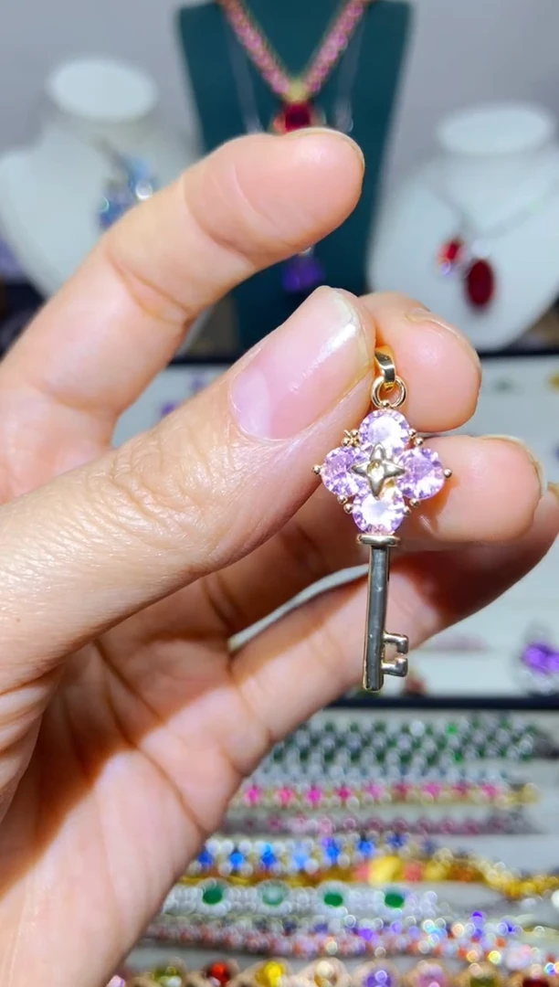 银S925镶嵌戒指烟晶28