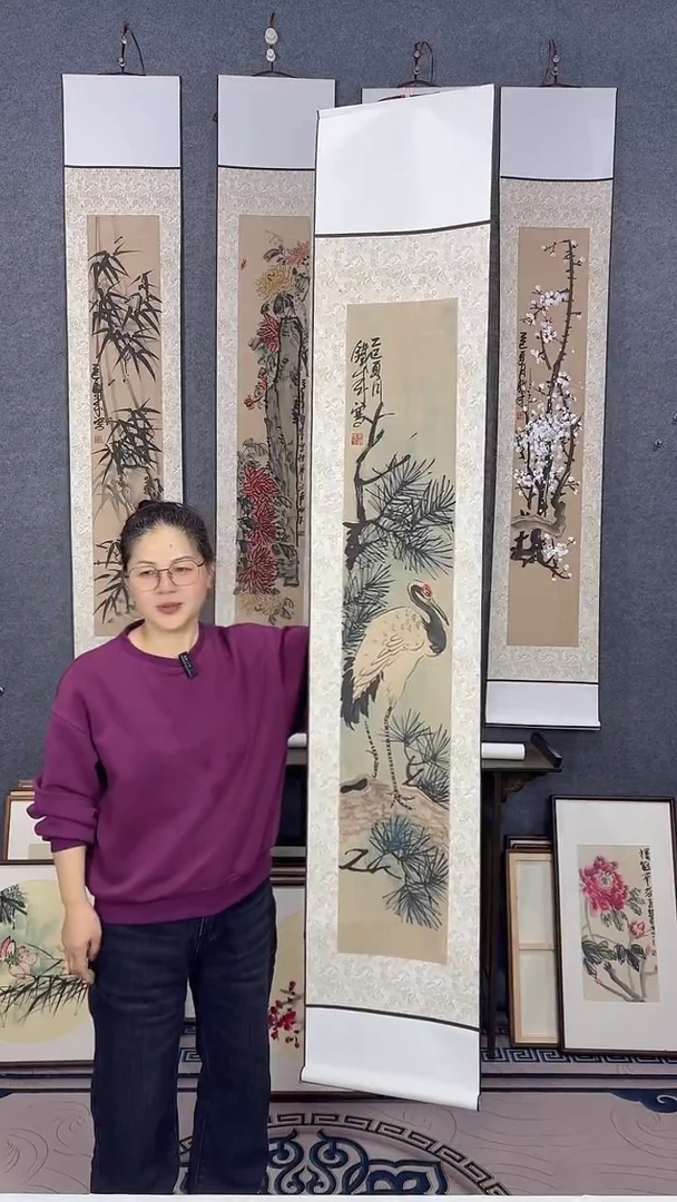 国画175*32吴铁成作品