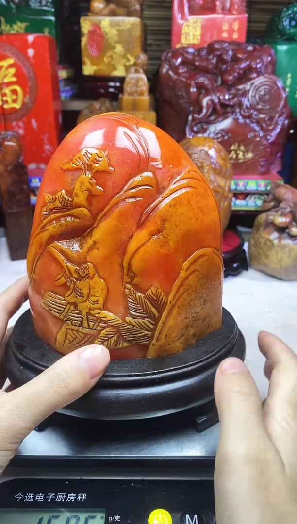 寿山石印石纯天然篆刻石料